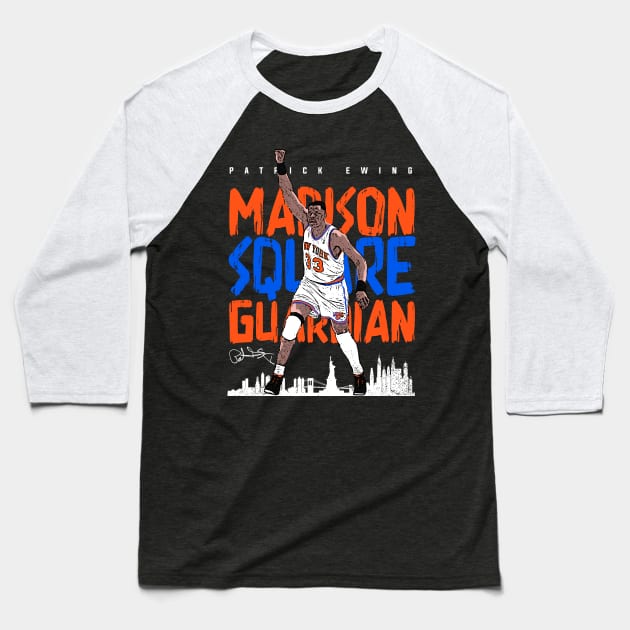Madison Square Guardian Baseball T-Shirt by lockdownmnl09